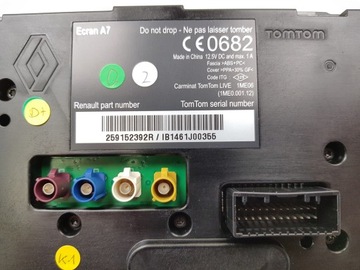 NAVIGACE RENAULT KANGOO 2 FLUENCE 259152392R NOVÁ