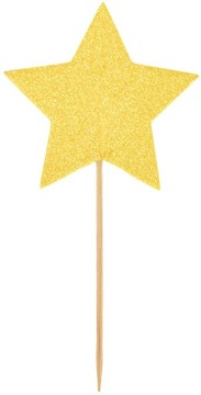 БУЛАВКИ ЗОЛОТЫЕ ЗВЕЗДЫ 8 ШТ.