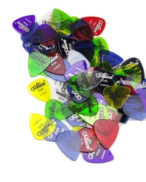 Медиатор для гитары, 6 шт, медиаторы с перьями, ПРОЗРАЧНЫЕ