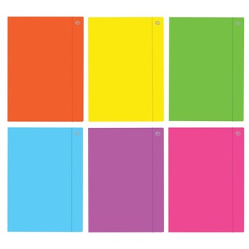 ПАПКА С ЛАСТИКОМ A4+ FLUO PURPLE INTERPRINT
