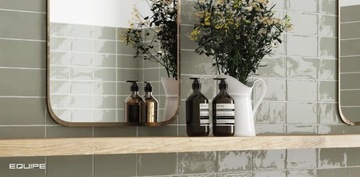 НАСТЕННАЯ ПЛИТКА КИРПИЧ «ЕЛОЧКА» 7,5x30см MASIA OLIVE OLIVE GREEN