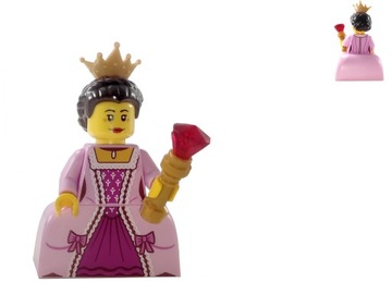 LEGO Castle - Królowa + korona + berło !