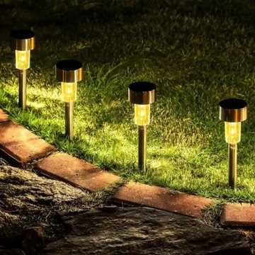 Solarne oświetlenie zewnętrzne Lampa ogrodowa Zasilana energią słoneczną