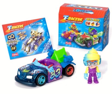 T-RACERS Pojazd + Figurka LIHGT SPEED seria 6