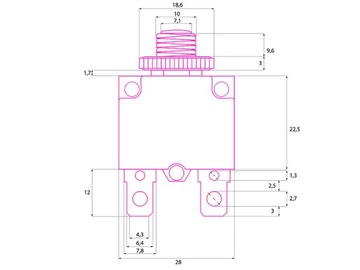 ПРЕДОХРАНИТЕЛЬ, ТЕРМОБИМЕТАЛЛИЧЕСКИЙ ВЫКЛЮЧАТЕЛЬ MR1 5A