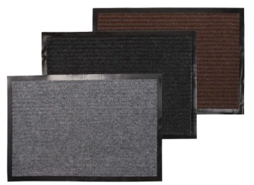 Придверный коврик большой впитывающий коврик для обуви серый 90X150 см