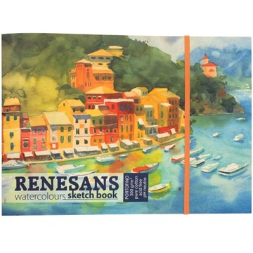 Blok do akwareli PORTOFINO A5+ 300g Renesans