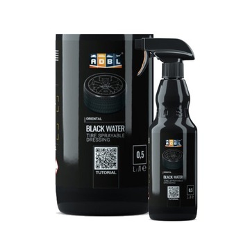 ADBL BLACK WATER 500 ML CZERNIDŁO DRESSING DO OPON GUMY PRZYCIEMNIA CHRONI