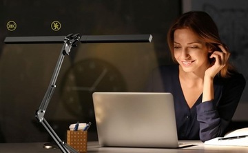 ЛАМПА ДЛЯ ЧЕРТЕЖА ДВОЙНАЯ МОЩНАЯ СВЕТОДИОДНАЯ НАСТОЛЬНАЯ ЛАМПА 24ВТ + ЗАРЯДНОЕ УСТРОЙСТВО