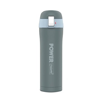 TERMOS KUBEK TERMICZNY Bidon 400ml Stalowy Szary