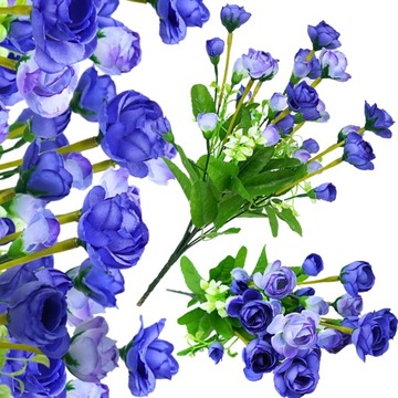 JASKRY BUKIET SZTUCZNYCH KWIATÓW JASKIER OZDOBA FLORYSTYCZNA 42CM DEKORACJA