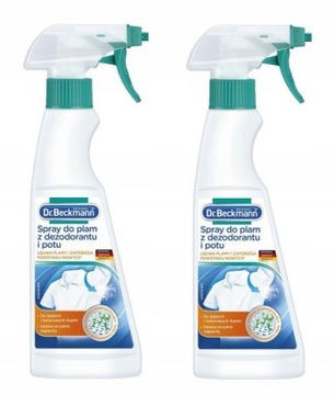 Dr.BECKMANN ODPLAMIACZ PRECYZYJNY POT DEZODORANT 2x250ml