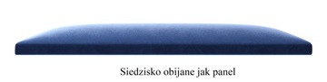 Dopłata do siedziska obijane tak jak panel 5cm