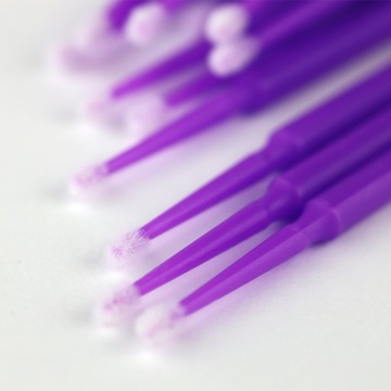 Aplikatory do rzęs microbrush tuba 100 szt S