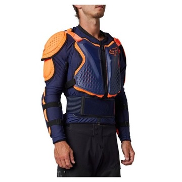 KOSZULKA Z OCHRANIACZAMI FOX TITAN SPORT NAVY L