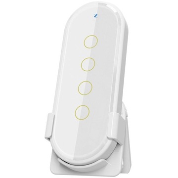PILOT DOTYKOWY AUTOMATYZACJA 4 KANAŁY 12 SCEN BIAŁY ZIGBEE TUYA