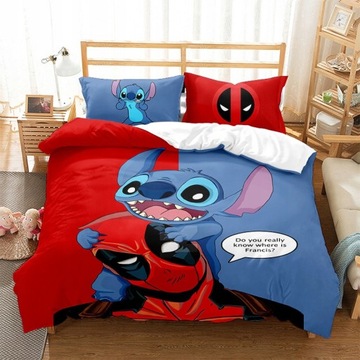 KOMPLET POŚCIELI POSZEWKA 200x220 Lilo I Stitch