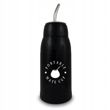YERBOMOS MATERMO CZARNY BOMBILLA METALOWA 500ml