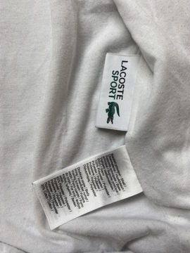 LACOSTE SPORT ORYGINALNA BIAŁA ROZPINANA BLUZA /KURTKA/ S