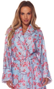 Женский халат с длинным бамбуком - Шаль L