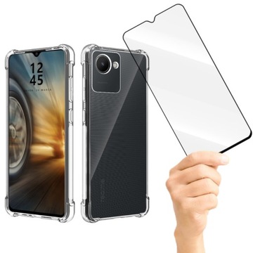 ETUI CASE DO REALME C30 NARZO 50I PRIME + SZKŁO 5D