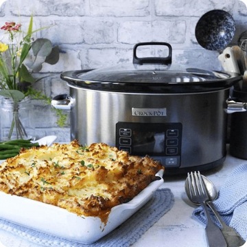 Мультиварка CrockPot Large TimeSelect 5,6 л, чаша керамическая Электрическая кастрюля