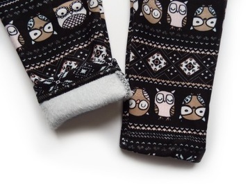 LEGGINSY OCIEPLANE FUTERKIEM SOWY 122/128