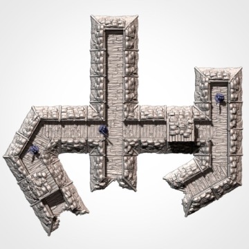WWII Модульные траншеи 4 -Bigusson- Боевая игра местности - Txarli Factory