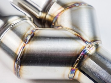 WLMcustoms Y-PIPE двойной выхлопной патрубок 2x89 мм