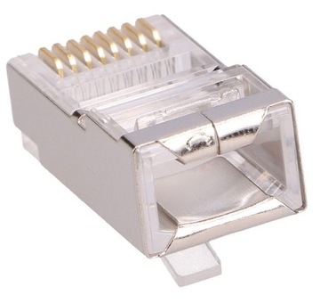 Wtyk RJ45 8P8C ekranowany Extralink CAT5E FTP RJ45