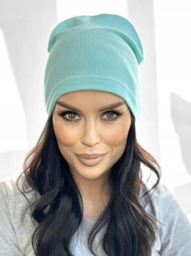 ЖЕНСКАЯ ШАПКА ВЕСНА-ОСЕНЬ ТОНКАЯ ЛЕГКАЯ КОМФОРТНАЯ СПОРТИВНАЯ РЕБРИЦА ЦВЕТ