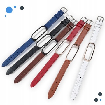 Браслет для Xiaomi Mi Band 5 6, элегантный кожаный ремешок, черно-коричневая кожа