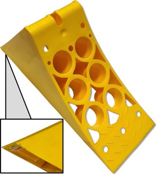 SOLIDNY KLIN POD KOŁO KOŁA 122 mm E36 ADR BUS PKW