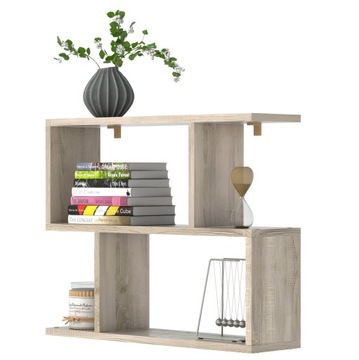 Подвесной книжный шкаф, настенная полка для книг, игрушки ФИЛИП, дуб сонома