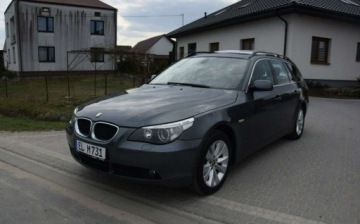 BMW Seria 5 E39 Touring 525 i 192KM 2004 BMW Seria 5 2.5 R6 Automat Skora Panorama Klimatronik Xenon PDC Sprowadzony, zdjęcie 4
