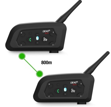 EJEAS V6 PRO МОТОЦИКЛНЫЙ ИНТЕРКОМ USB-C 2024 Bluetooth 5.1 для шлема