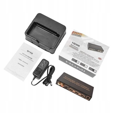 Разветвитель HDMI 1x2 4K ARC EDID HDR Аудио SPDIF RCA