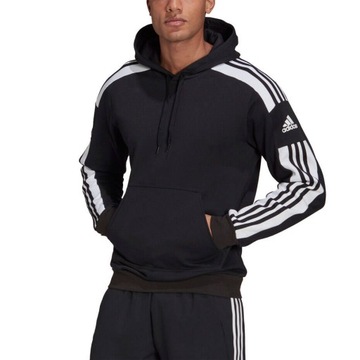 Bluza Męska Adidas Dresowa Kangurka Ciepła Z Ocieplaczem Squadra 21 r. S