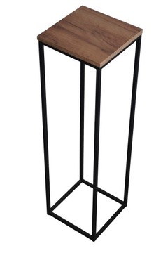Kwietnik Loft czarny metalowy 60cm DĄB CRAFT ZŁOTY