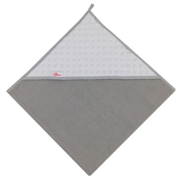 OLKA Okrycie niemowlęce KOMFORT 100x100 MINKY sz/b