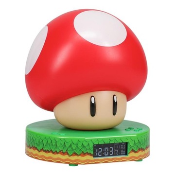 Budzik Zegar Cyfrowy Super Mario Mushroom Paladone Licencja