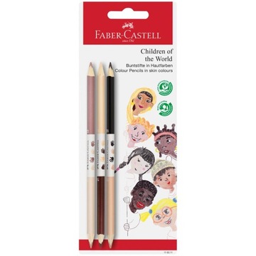 Kredki Dwustronne W Odcieniach Skóry Faber-Castell