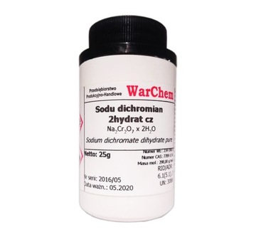DICHROMIAN SODU 2hydrat - czysty - 25g