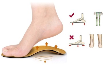 ОРТОПЕДИЧЕСКИЕ СТЕЛКИ ДЛЯ ОБУВИ ПРИ ПЛОСКОСТОПИИ, КОЖАНЫЕ 43