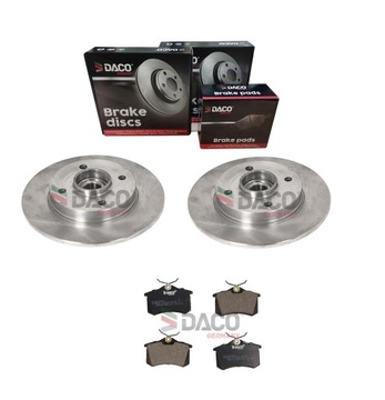 Tarcze + Klocki CITROEN C4 PEUGEOT 308 TYŁ DACO JAKOŚĆ POLECAM!