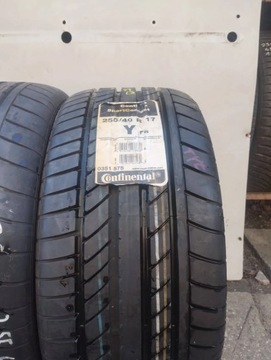 2 ЛЕТНИЕ ШИНЫ CONTINENTAL SPORTCONTACT 255/40/17