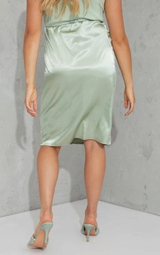 Атласная юбка размера XL для беременных PRETTYLITTLETHING