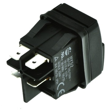 Кнопка - установочные размеры 30х22мм 250В 12А 0-1