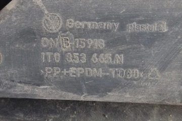 MŘÍŽKA MLHOVKY VW TOURAN (1T3) 1T0853665N 1.6L DIESEL 103KW 2016