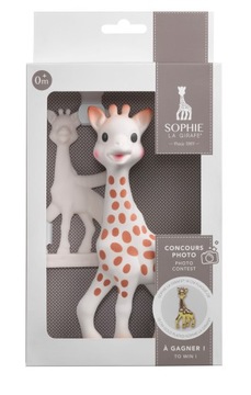 Gryzak na ząbkowanie Sophie la girafe kauczuk odcienie brązu i beżu